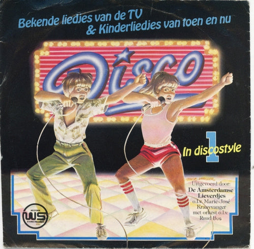 Amsterdamse Lieverdjes - Bekende Liedjes Van De TV & Liedjes Uit De Fabeltjeskrant In Discostyle 26663 Vinyl Singles Goede Staat