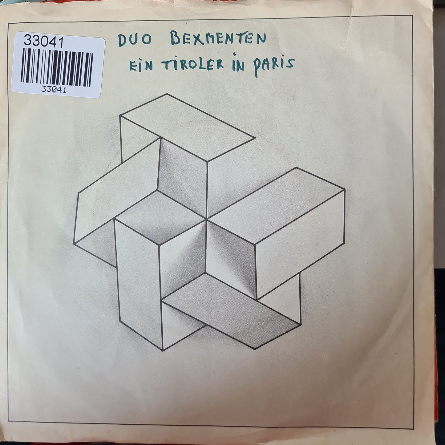 Akkordeon-Duo Bex-Menten - Ein Tiroler In Paris 33041 Vinyl Singles Goede Staat