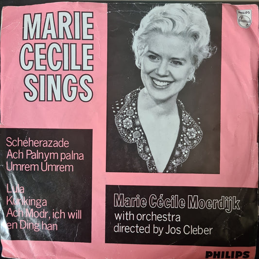 Marie-Cécile Moerdijk - Marie Cecile sings (EP) 33334 Vinyl Singles EP Goede Staat