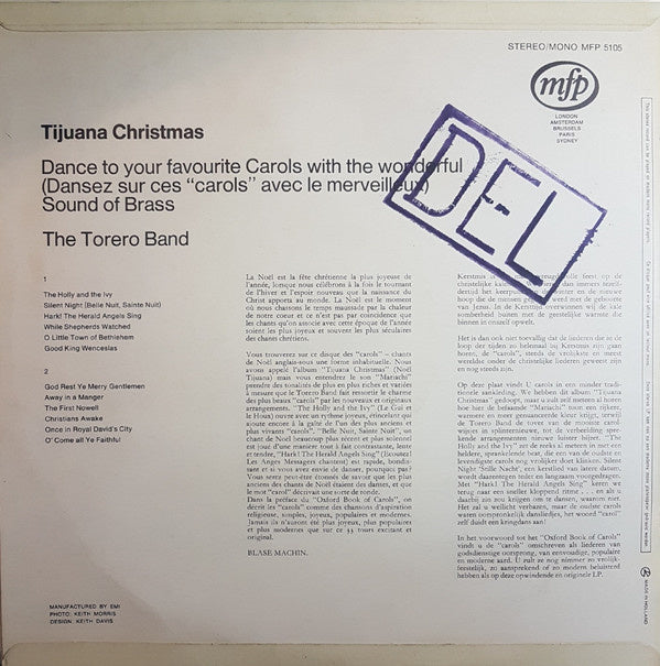 Torero Band - Tijuana Christmas (LP) 40246 Vinyl LP Goede Staat