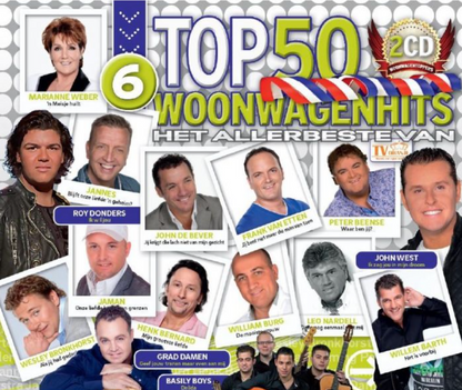 Various - Top 50 Woonwagenhits 6 (CD) Compact Disc Goede Staat