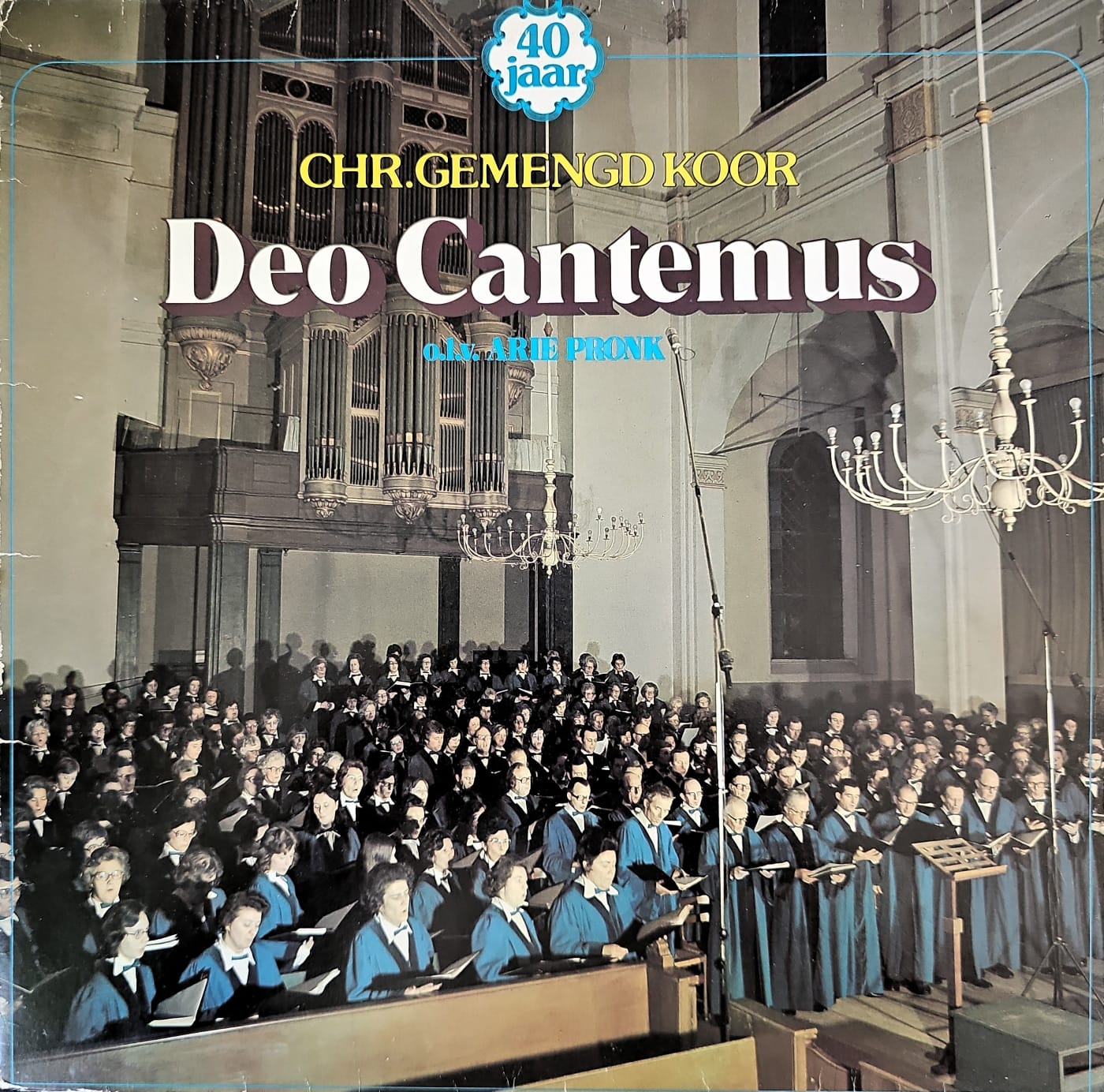 Deo Cantemus o.l.v. Arie Pronk - 40 Jaar Deo Cantemus (LP) 50295 Vinyl LP Goede Staat