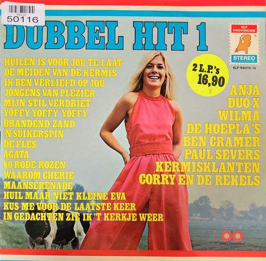 Various - Dubbel Hit Vol  1 (LP) 50116 Vinyl LP Dubbel Goede Staat