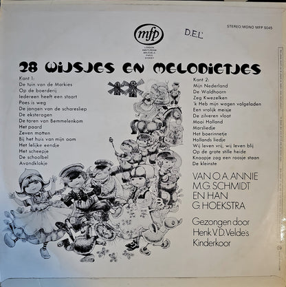 Henk v.d. Velde's Kinderkoor - 28 wijsjes en melodietjes (LP) 50430 Vinyl LP Goede Staat