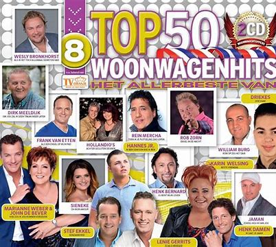 Various - Top 50 Woonwagenhits 8 (CD) Compact Disc Goede Staat