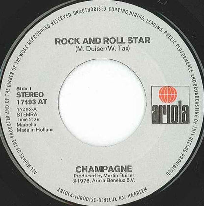 Champagne - Rock And Roll Star 39132 Vinyl Singles Goede Staat