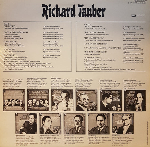 Richard Tauber - Richard Tauber (LP) 44240 Vinyl LP Goede Staat