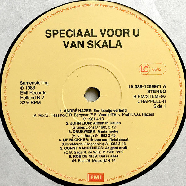 Various - Speciaal Voor U Van Skala (LP) Vinyl LP Goede Staat