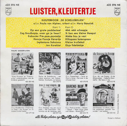 Schellebellen - Luister, Kleutertje (EP) 34187 Vinyl Singles Goede Staat