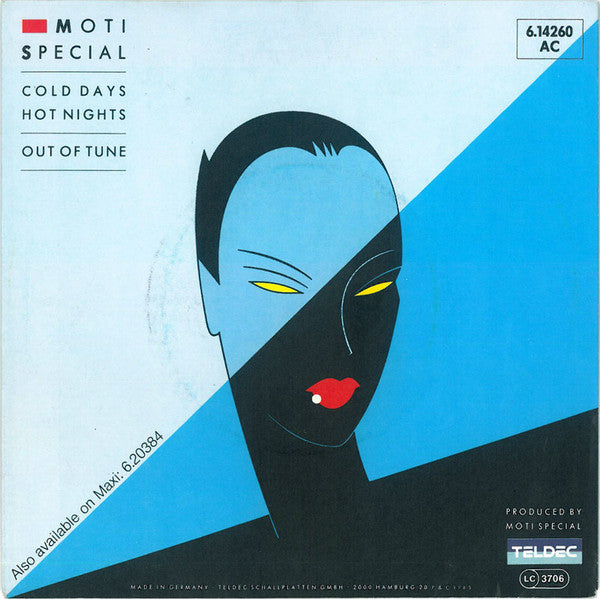 Moti Special - Cold Days Hot Nights 39026 Vinyl Singles Goede Staat