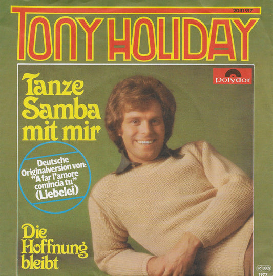 Tony Holiday - Tanze Samba Mit Mir 38061 Vinyl Singles Goede Staat