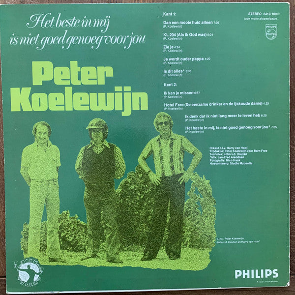 Peter Koelewijn - Het Beste In Mij Is Niet Goed Genoeg Voor Jou (LP) 51245 Vinyl LP Goede Staat