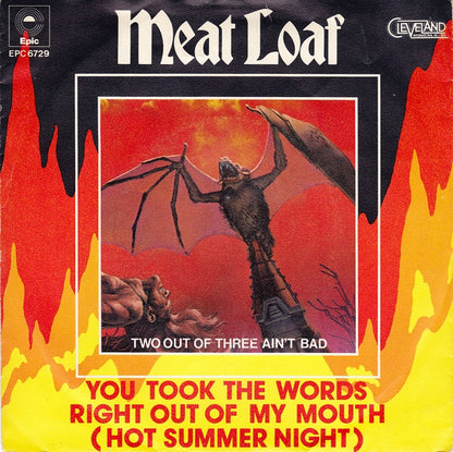 Meat Loaf - You Took The Words Right Out Of My Mouth 38456 Vinyl Singles Goede Staat