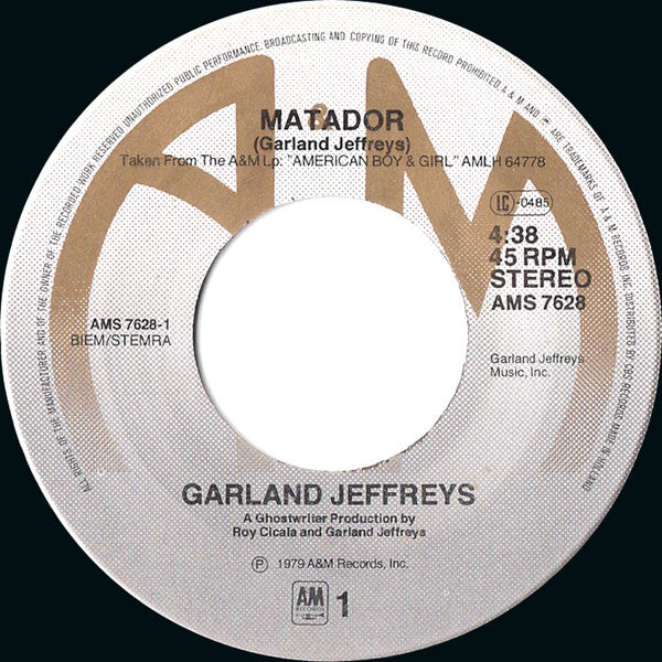 Garland Jeffreys - Matador 24414 Vinyl Singles Goede Staat