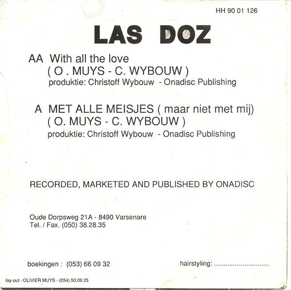 Las Doz - With All The Love 38085 Vinyl Singles Goede Staat