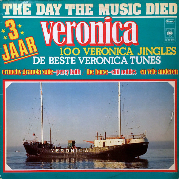 Various - The Day The Music Died - 3 Jaar Veronica (LP) 51248 Vinyl LP Goede Staat