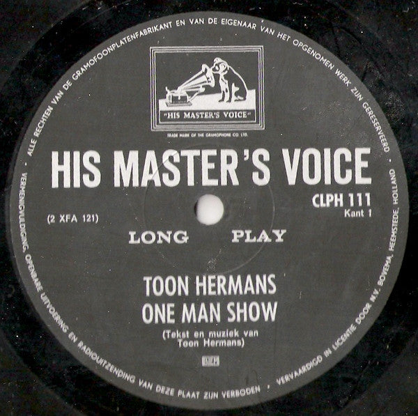 Toon Hermans - One Man Show Opgenomen In Theater Carré, Amsterdam (LP) 50278 Vinyl LP Goede Staat