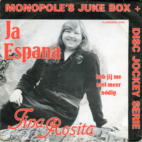 Tina Rosita - Ja Espana 37236 Vinyl Singles Goede Staat