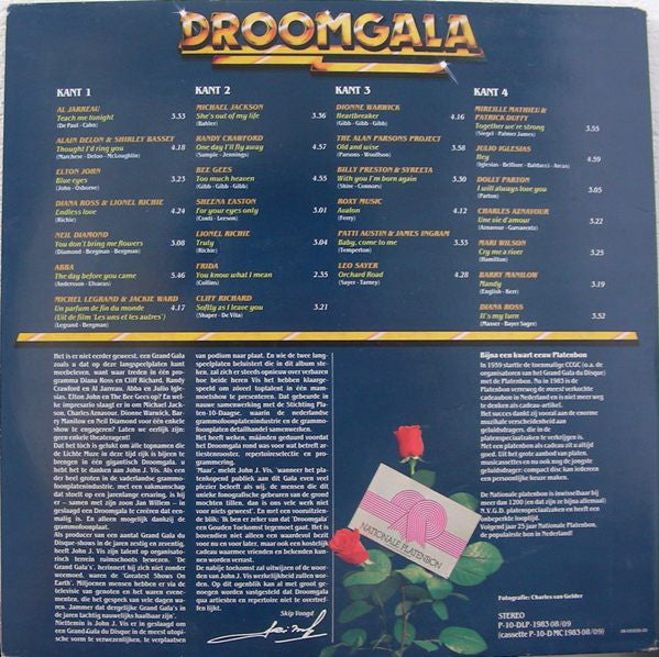 Various - Droomgala (LP) 50971 Vinyl LP Dubbel Goede Staat