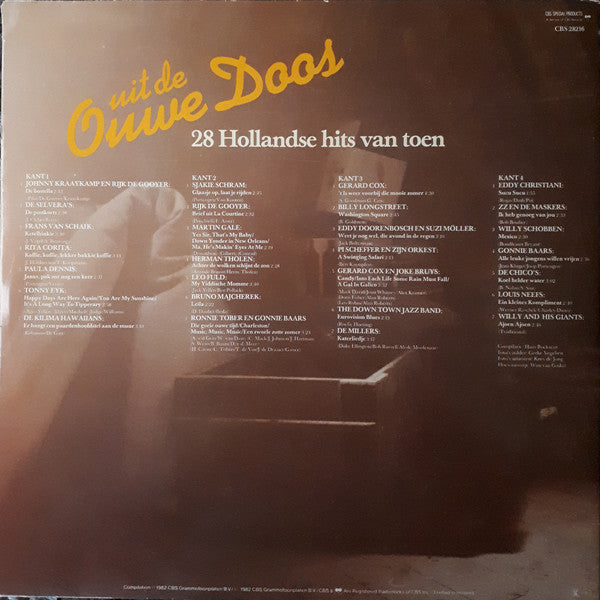 Various - Uit De Ouwe Doos 28 Hollandse Hits Van Toen (LP) 51359 Vinyl LP Dubbel Goede Staat