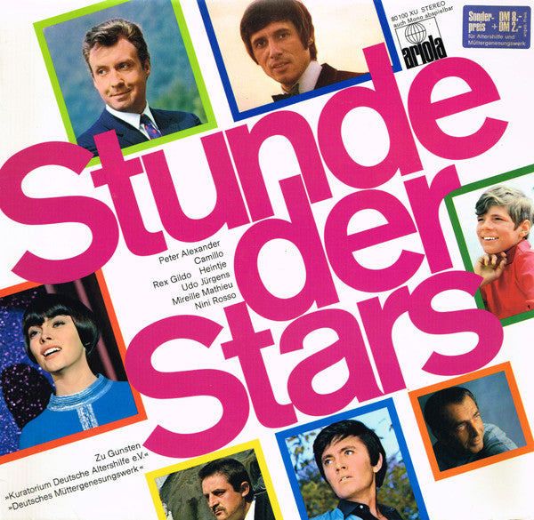 Various - Stunde Der Stars (LP) 50060 Vinyl LP Goede Staat