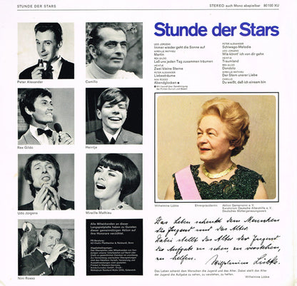 Various - Stunde Der Stars (LP) 50060 Vinyl LP Goede Staat