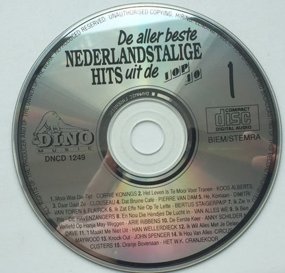 Various - De Allerbeste Nederlandstalige Hits Uit De Top 40 (CD) Compact Disc Goede Staat