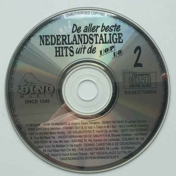 Various - De Allerbeste Nederlandstalige Hits Uit De Top 40 (CD) Compact Disc Goede Staat