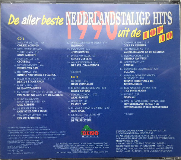 Various - De Allerbeste Nederlandstalige Hits Uit De Top 40 (CD) Compact Disc Goede Staat