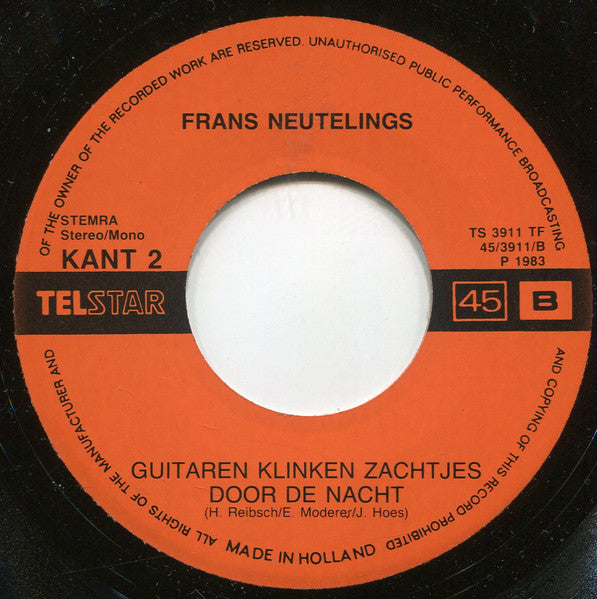 Frans Neutelings - Bella Maria 34341 Vinyl Singles Goede Staat