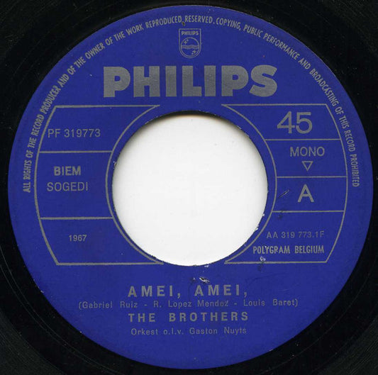 Brothers - Amei Amei 36583 Vinyl Singles Goede Staat ++