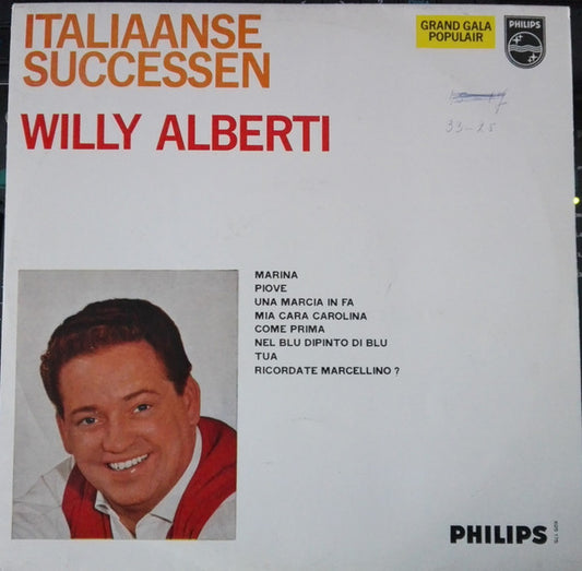 Willy Alberti - Italiaanse Successen (10") Vinyl LP 10" Goede Staat