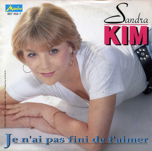 Sandra Kim - Je N'ai Pas Fini T'aimer 38075 Vinyl Singles Goede Staat