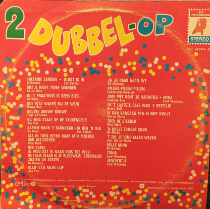 Various - 2 Dubbel - Op (LP) 51095 Vinyl LP Dubbel Goede Staat