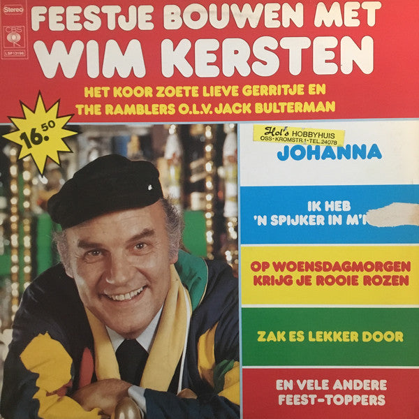 Wim Kersten - Feestje Bouwen Met (LP) 42383 Vinyl LP Goede Staat