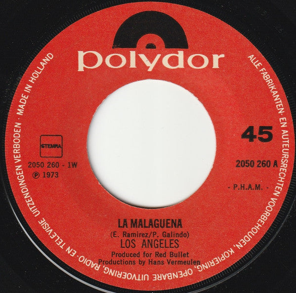 Los Angeles - La malaguena 35385 Vinyl Singles Goede Staat