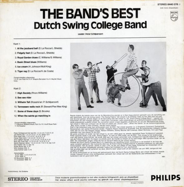 Dutch Swing College Band - The Band's Best (LP) 44637 Vinyl LP Goede Staat