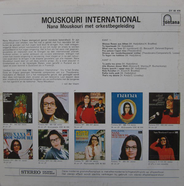 Nana Mouskouri - Mouskouri International (LP) 40788 Vinyl LP Goede Staat