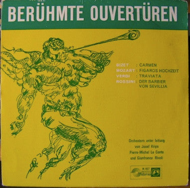 Georges Bizet / Wolfgang Amadeus Mozart / Giuseppe Verdi / Gioacchino Rossini - Berühmte Ouvertüren 37812 Vinyl Singles Goede Staat