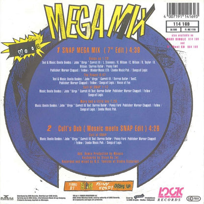 Snap - Mega Mix 13012 Vinyl Singles Goede Staat