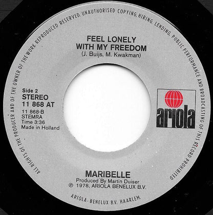 Maribelle - The French Song 39194 Vinyl Singles Goede Staat