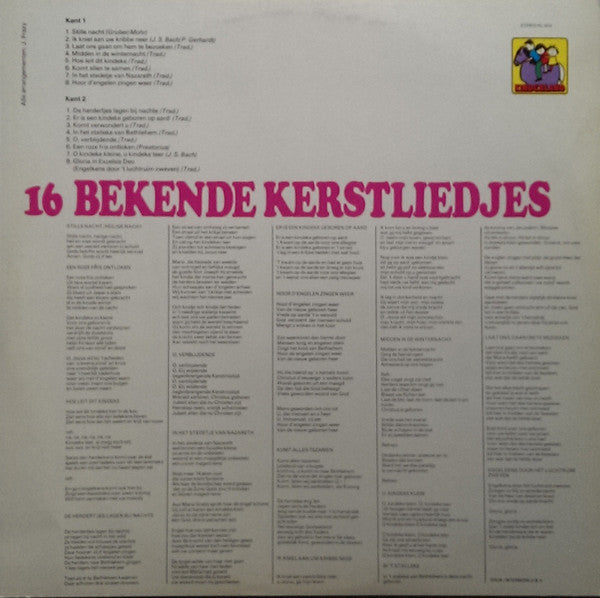 Baarns Kinderkoor - 16 Bekende Kerstliedjes (LP) 41128 Vinyl LP Goede Staat