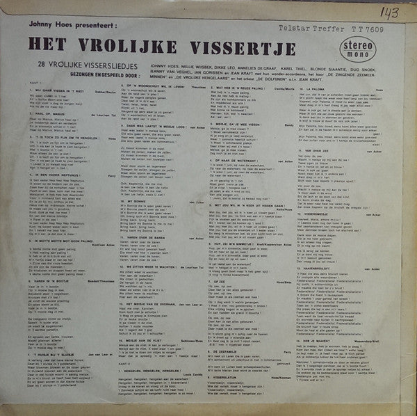 Various - Johnny Hoes Presenteert: Het Vrolijke Vissertje (LP) 51338 Vinyl LP Goede Staat