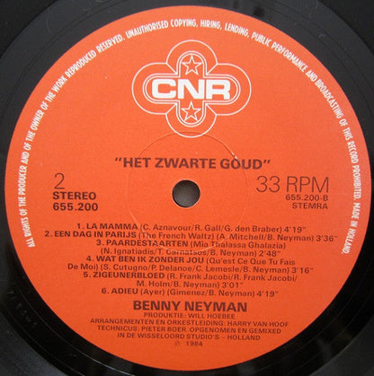 Benny Neyman - Het Zwarte Goud (LP) 50055 Vinyl LP Goede Staat