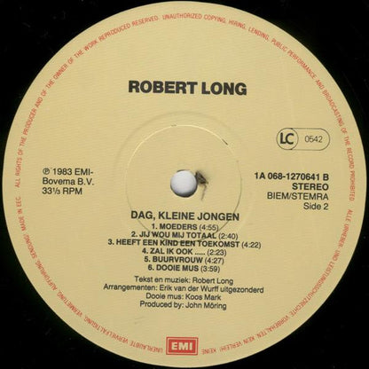 Robert Long - Dag Kleine Jongen (LP) 40432 Vinyl LP Goede Staat