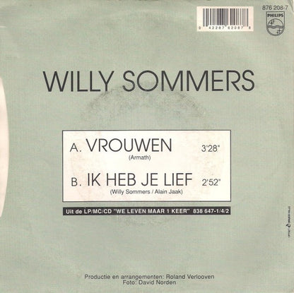 Willy Sommers - Vrouwen 37770 Vinyl Singles Goede Staat