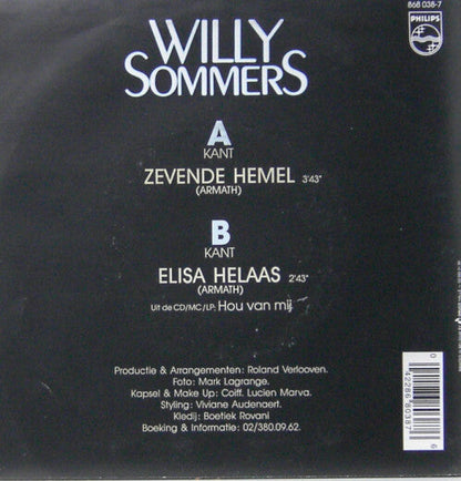 Willy Sommers - Zevende Hemel 38206 Vinyl Singles Goede Staat