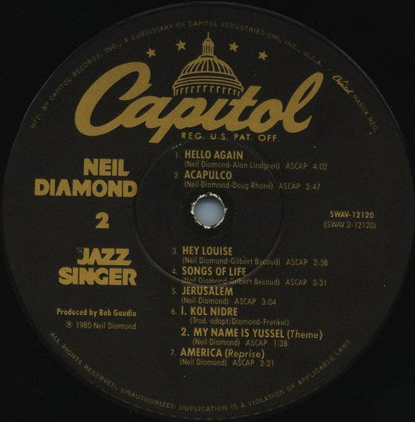 Neil Diamond - The Jazz Singer (LP) 45430 Vinyl LP Goede Staat