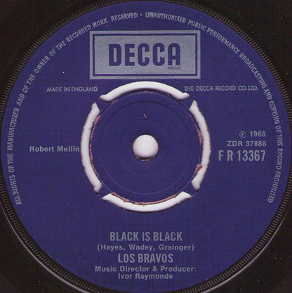 Los Bravos - Black Is Black 36211 18386 Vinyl Singles Hoes: Generic