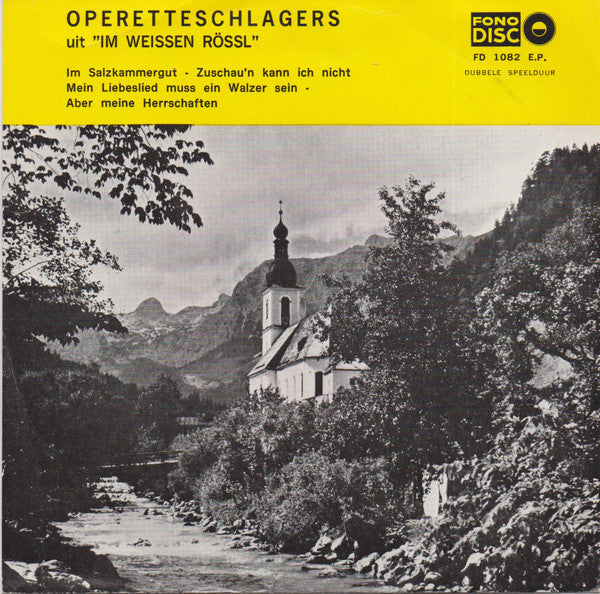 Das Grosse Wiener Symphonieorchester - Operetteschlagers Uit Im Weissen Rössl (EP) 33075 Vinyl Singles EP Goede Staat